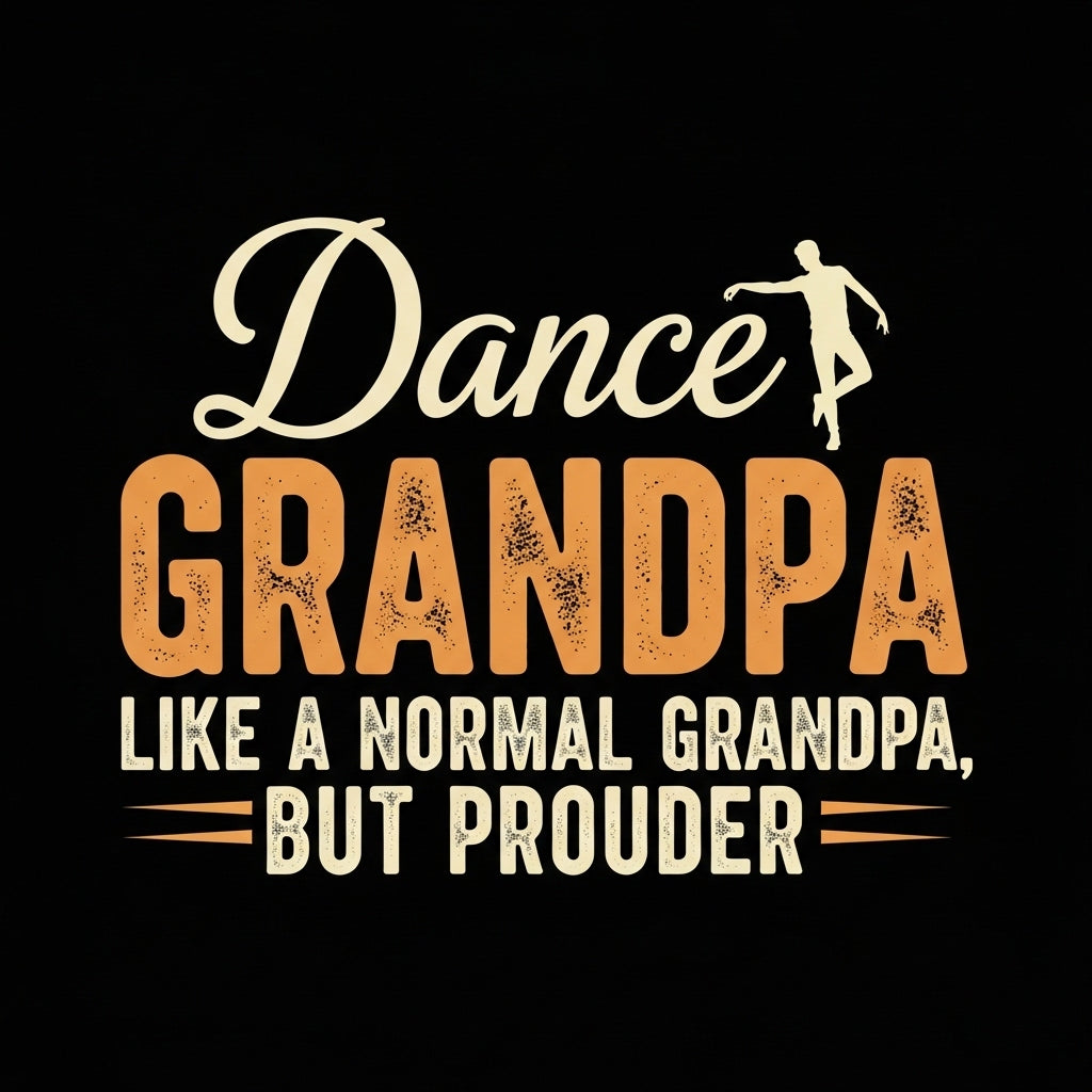 Dancing Grandpa Typography Mug