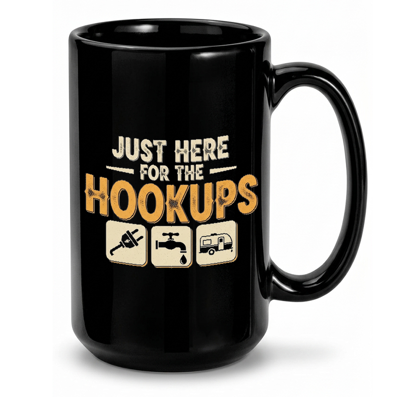 RV Hookups Funny Design Mug