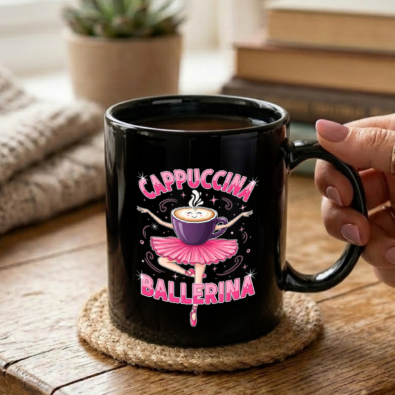 Cappuccino Ballerina Dance Mug