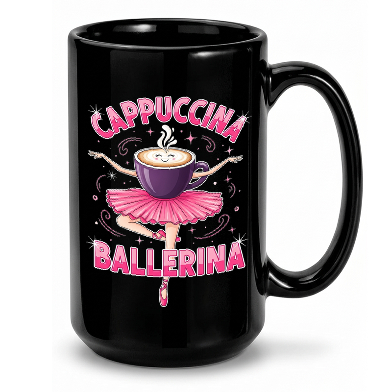 Cappuccino Ballerina Dance Mug
