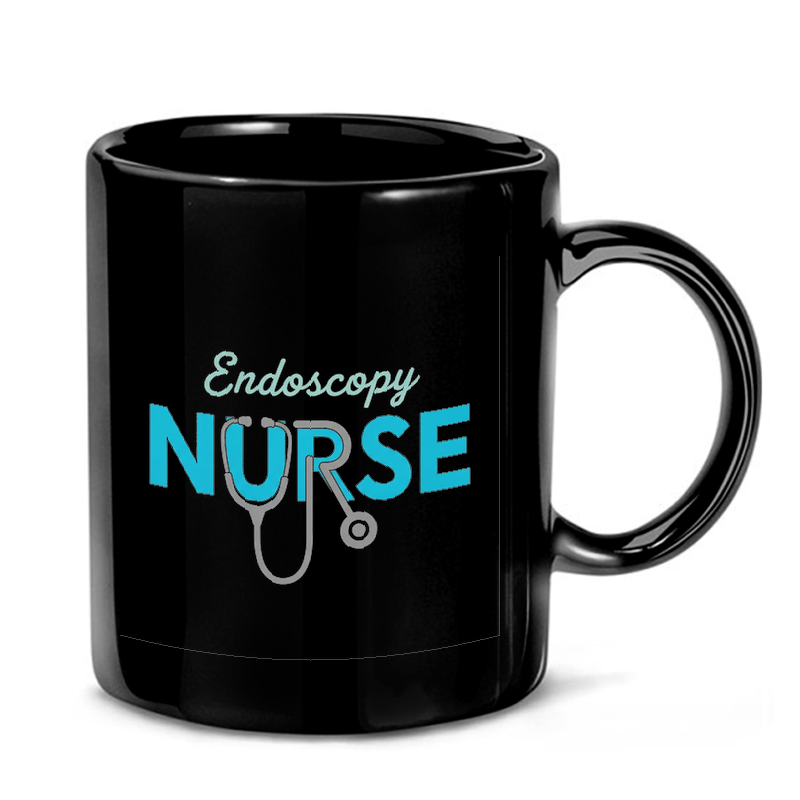 Endoscopy Nurse Typography Mug
