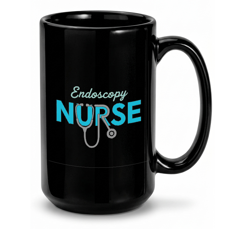 Endoscopy Nurse Typography Mug