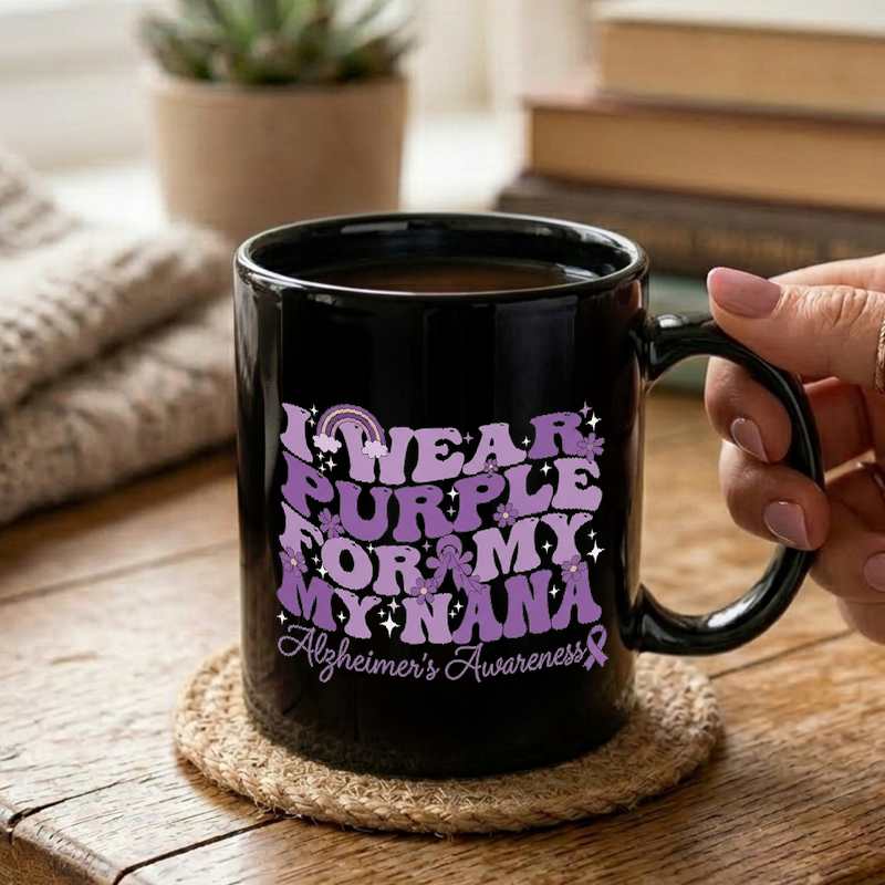 Purple Nana Alzheimer's Support Mug