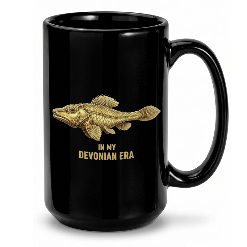 Devonian Era Tiktaalik Fossil Mug