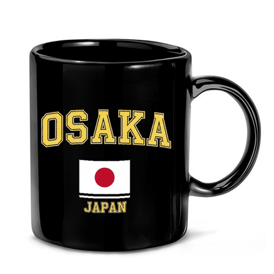 Vintage Osaka Japan Graphic Mug