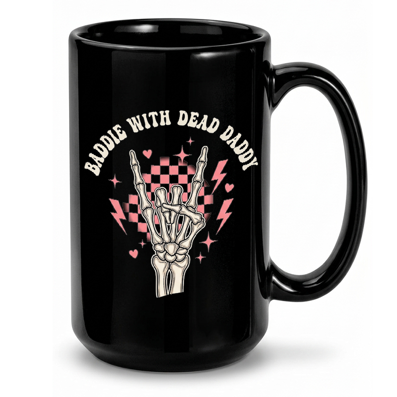 Skeletal Hand Rock On Mug