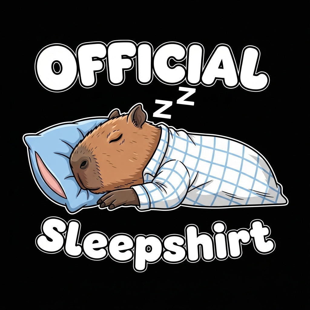 Sleeping Capybara Illustration Mug
