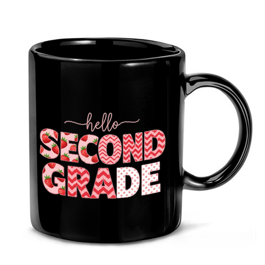 Strawberry Second Grade Design Mug