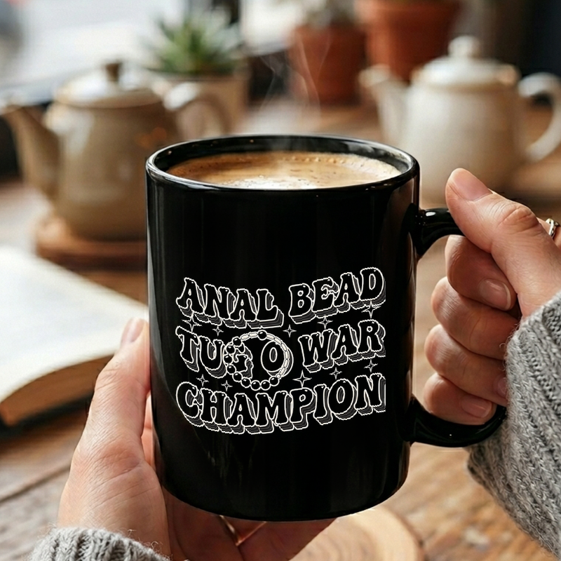 Anal Bead Tug o War Mug