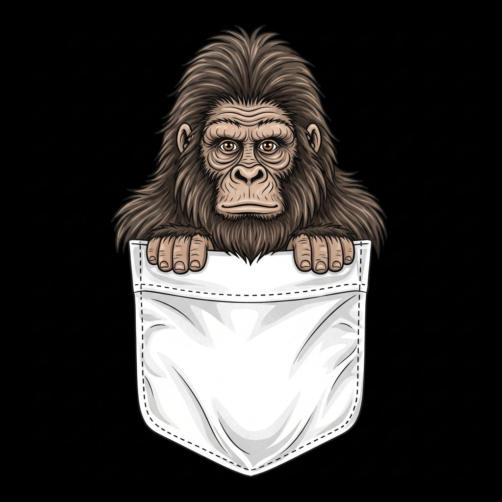Playful Bigfoot Pocket Design Mug