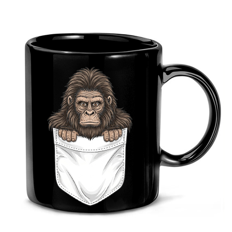 Playful Bigfoot Pocket Design Mug