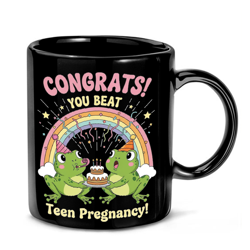 Frogs Birthday Celebration Mug