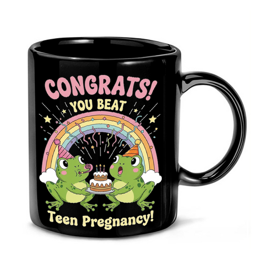 Frogs Birthday Celebration Mug
