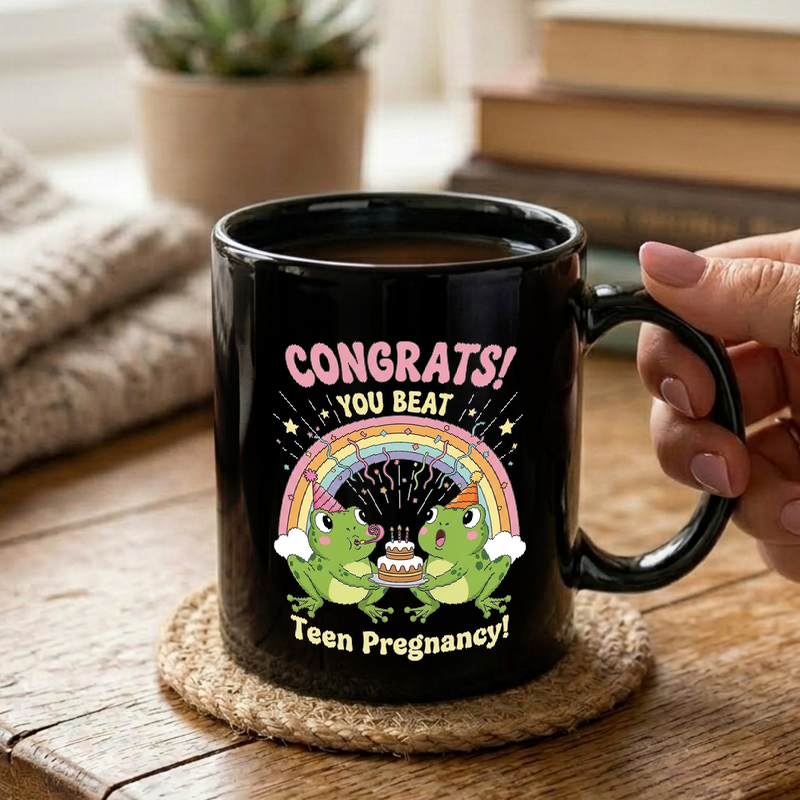 Frogs Birthday Celebration Mug