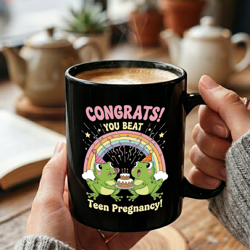 Frogs Birthday Celebration Mug