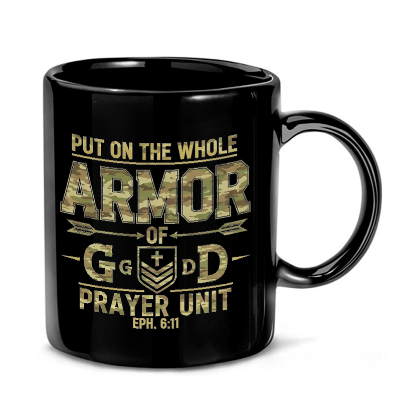 Camouflage Armor of God Mug