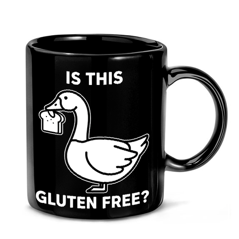 Goose Gluten Free Question Mug