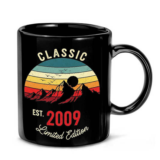 Vintage 2009 Mountain Emblem Mug