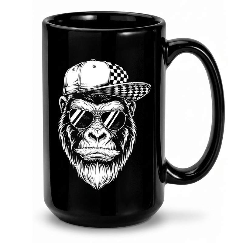 Cool Gorilla with Sunglasses Mug