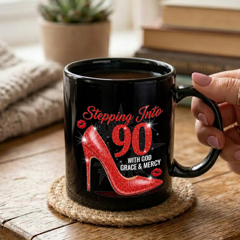 Glitter High Heel 90 Mug