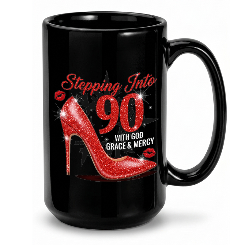 Glitter High Heel 90 Mug