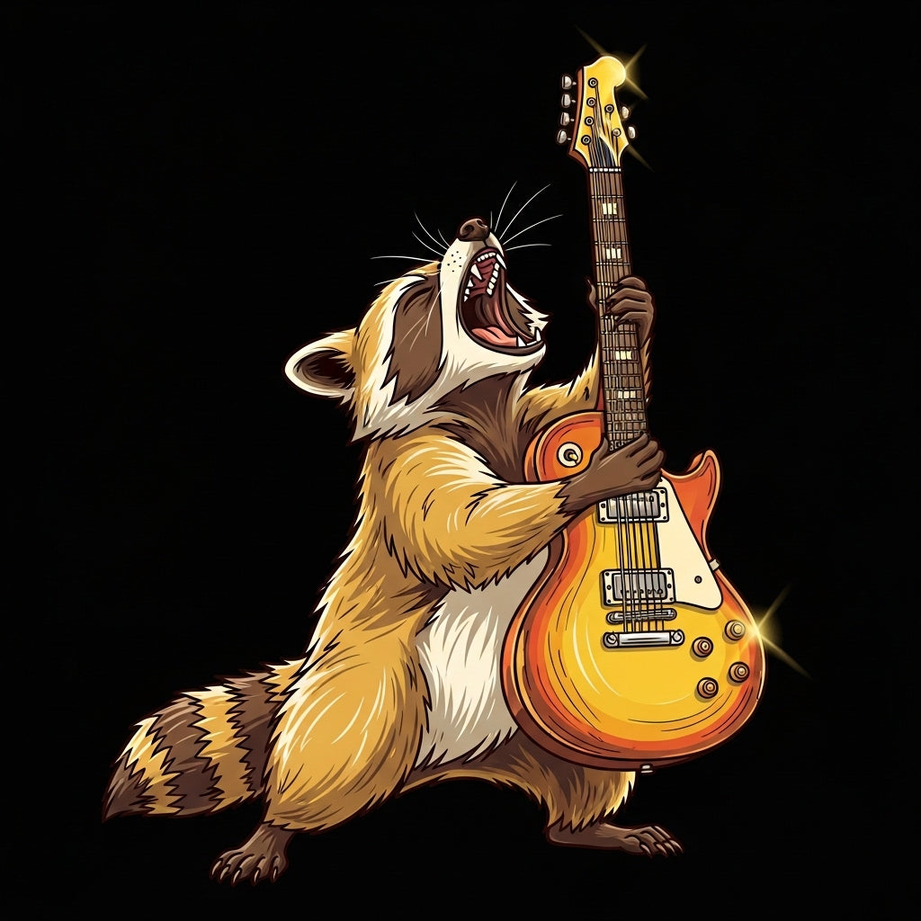 Raccoon Rock Star Mug