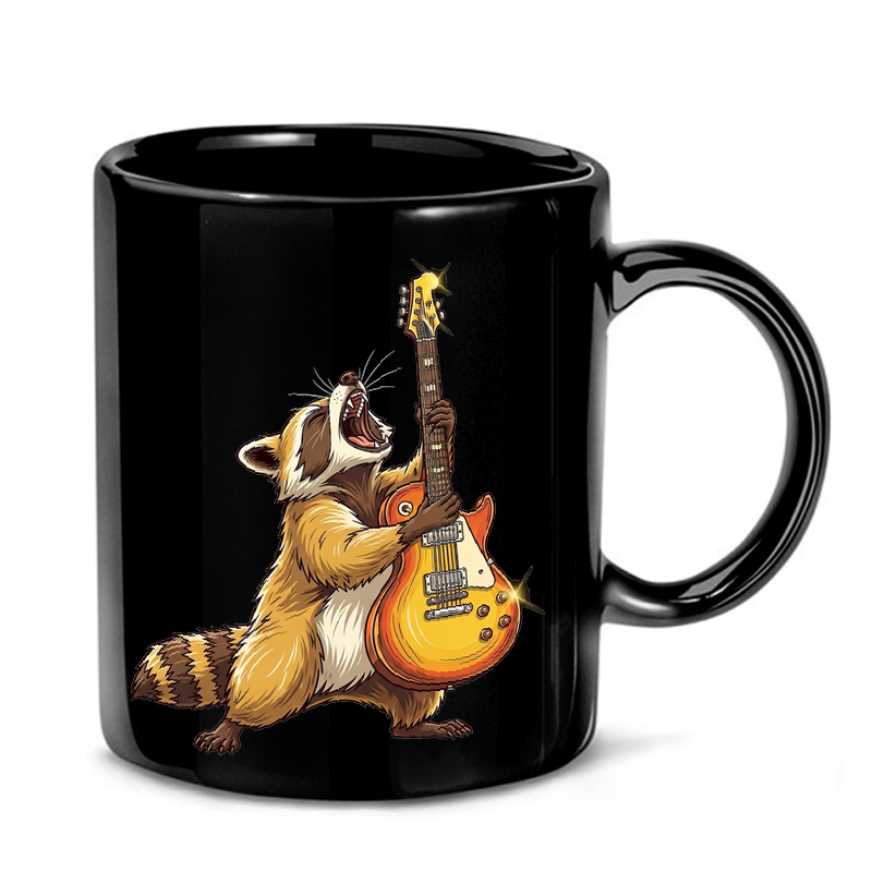 Raccoon Rock Star Mug