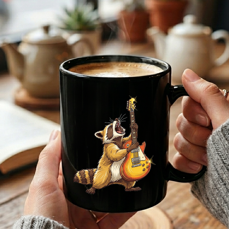 Raccoon Rock Star Mug