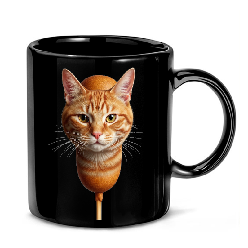 Corn Dog Cat Hybrid Mug
