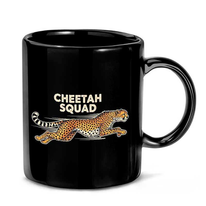 Running Cheetah Squad Graphic Mug