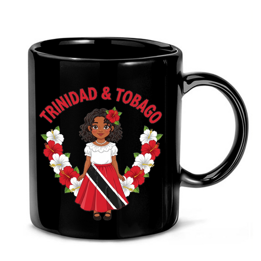 Trinidad & Tobago Girl Art Mug