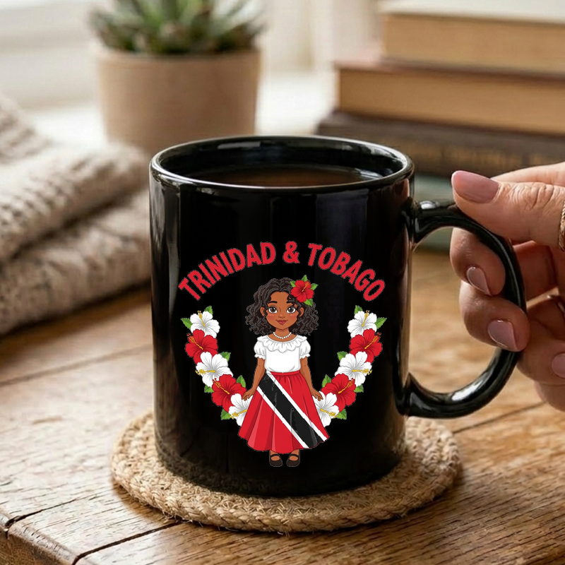 Trinidad & Tobago Girl Art Mug