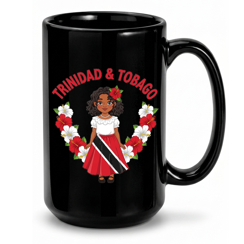 Trinidad & Tobago Girl Art Mug