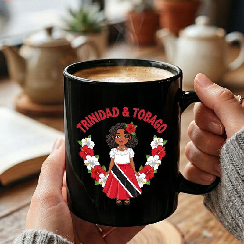 Trinidad & Tobago Girl Art Mug