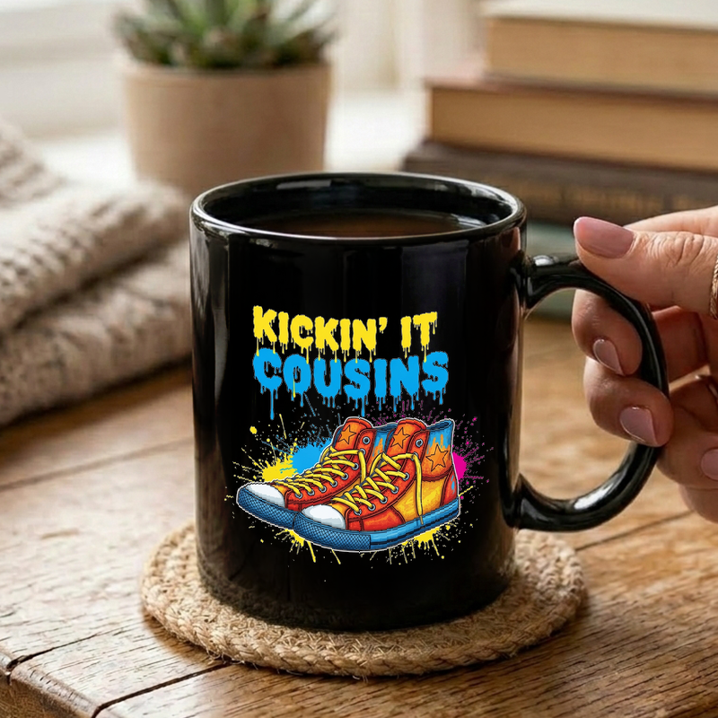 Graffiti Sneaker Family Design Mug