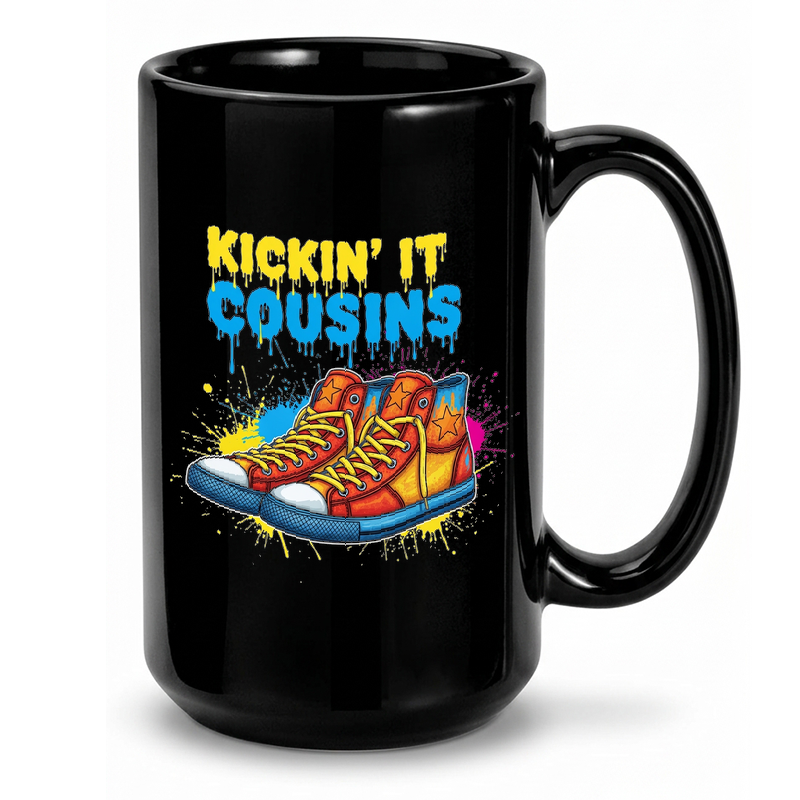 Graffiti Sneaker Family Design Mug