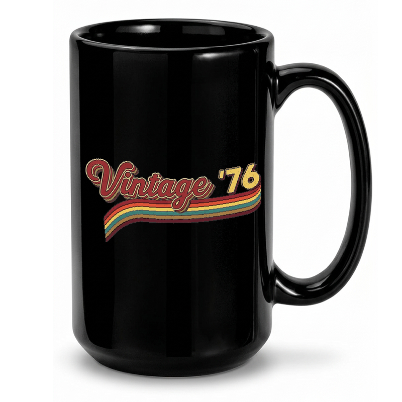 Retro 1976 Vintage Design Mug