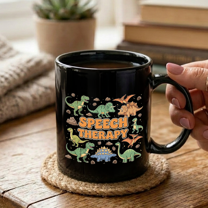 Dinosaur Speech Therapy Design Mug
