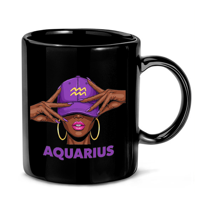 Aquarius Woman Illustration Mug
