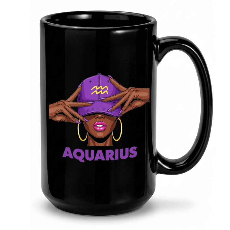 Aquarius Woman Illustration Mug