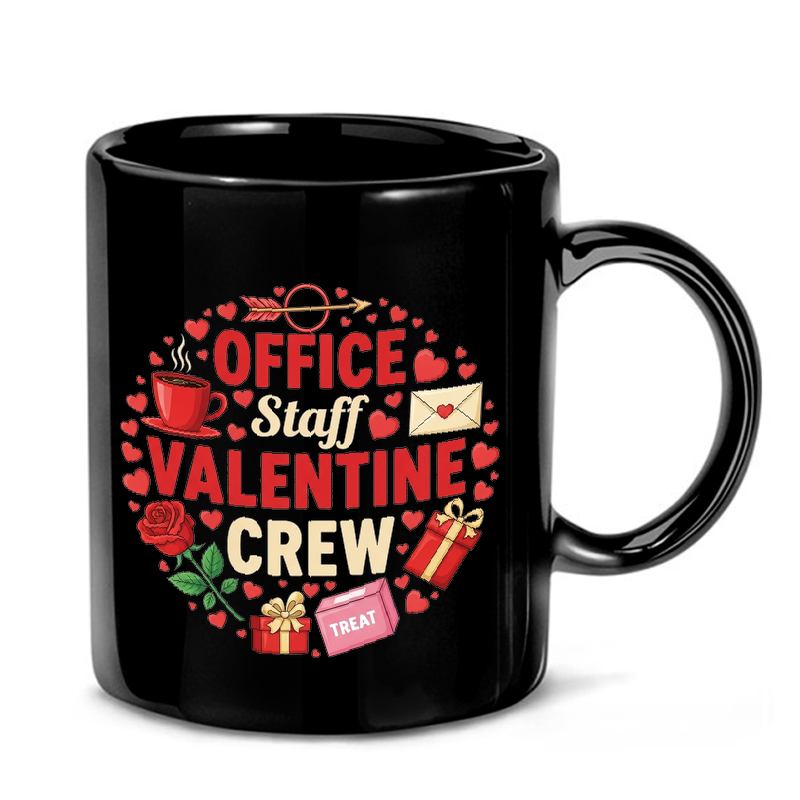 Office Valentine Crew Design Mug