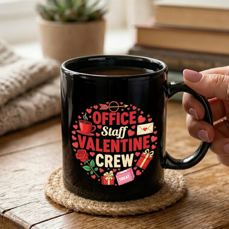 Office Valentine Crew Design Mug