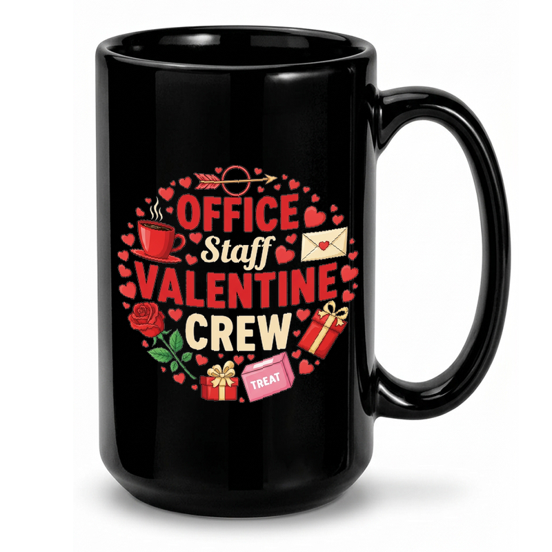 Office Valentine Crew Design Mug