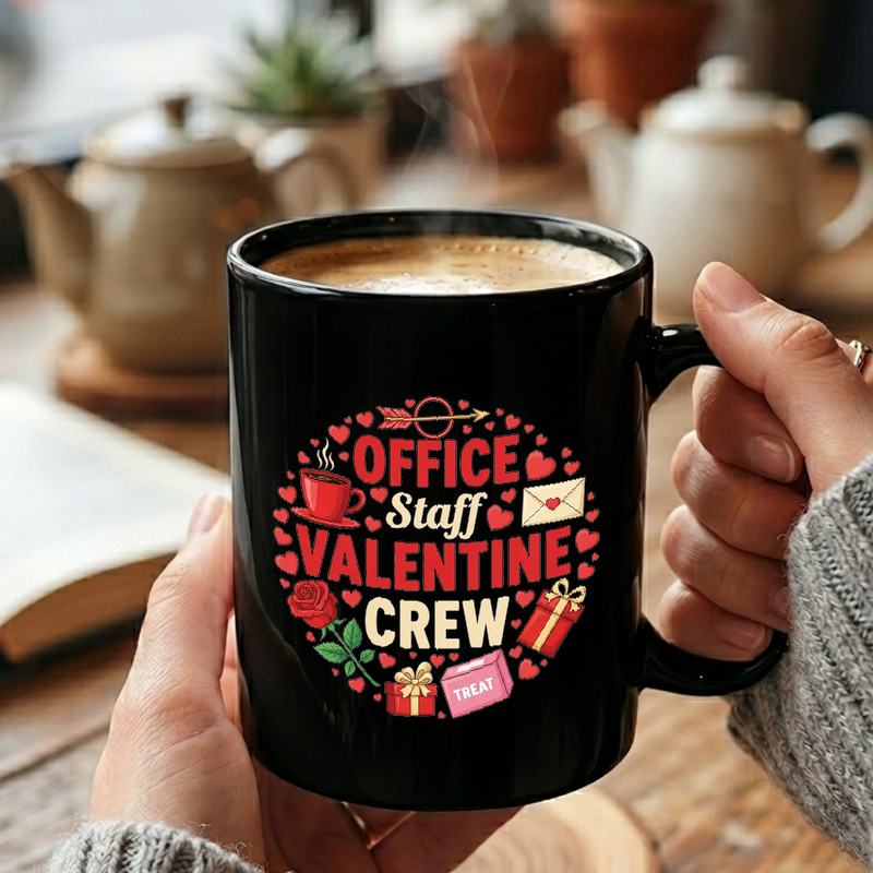 Office Valentine Crew Design Mug