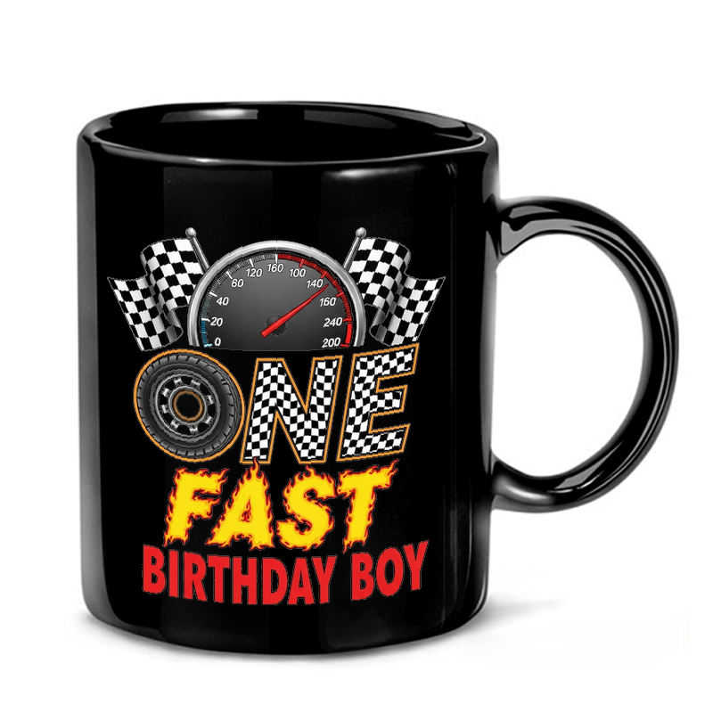 Racing Speedometer Birthday Design Mug