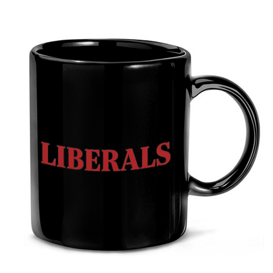 Bold Liberals Typography Mug