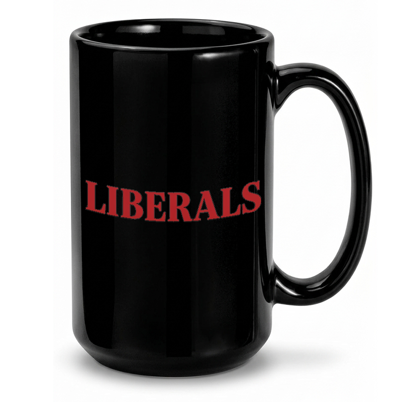 Bold Liberals Typography Mug