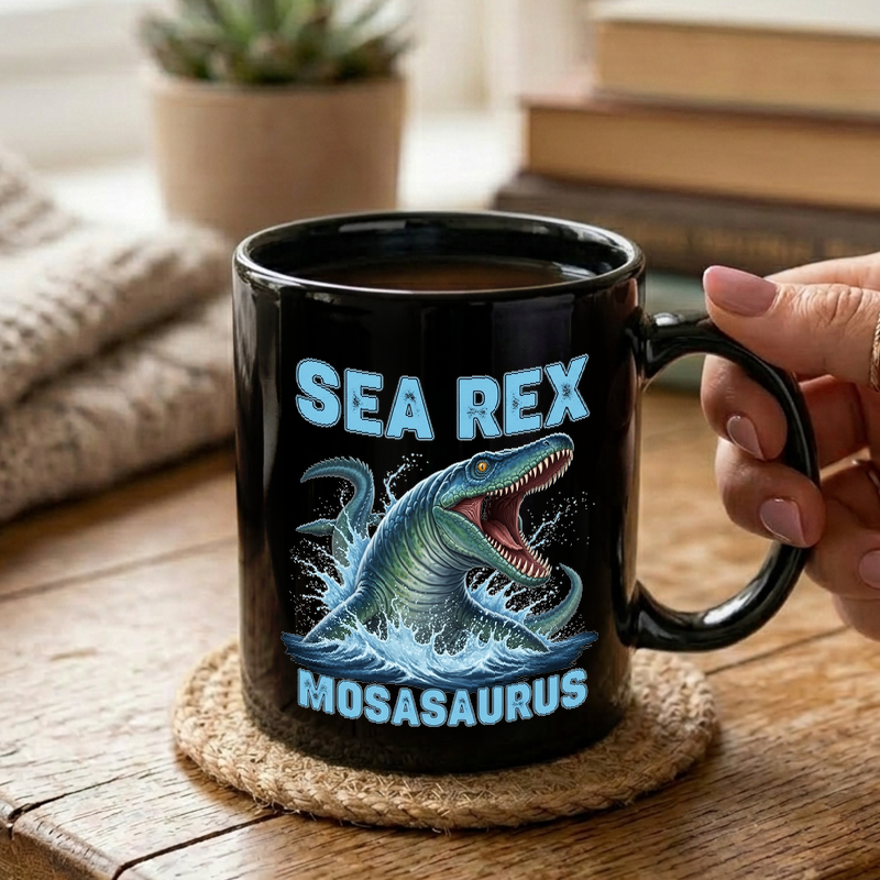 Mosasaurus Sea Rex Dinosaur Mug