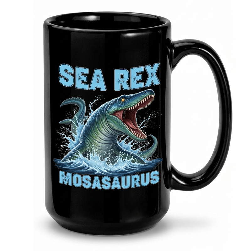 Mosasaurus Sea Rex Dinosaur Mug