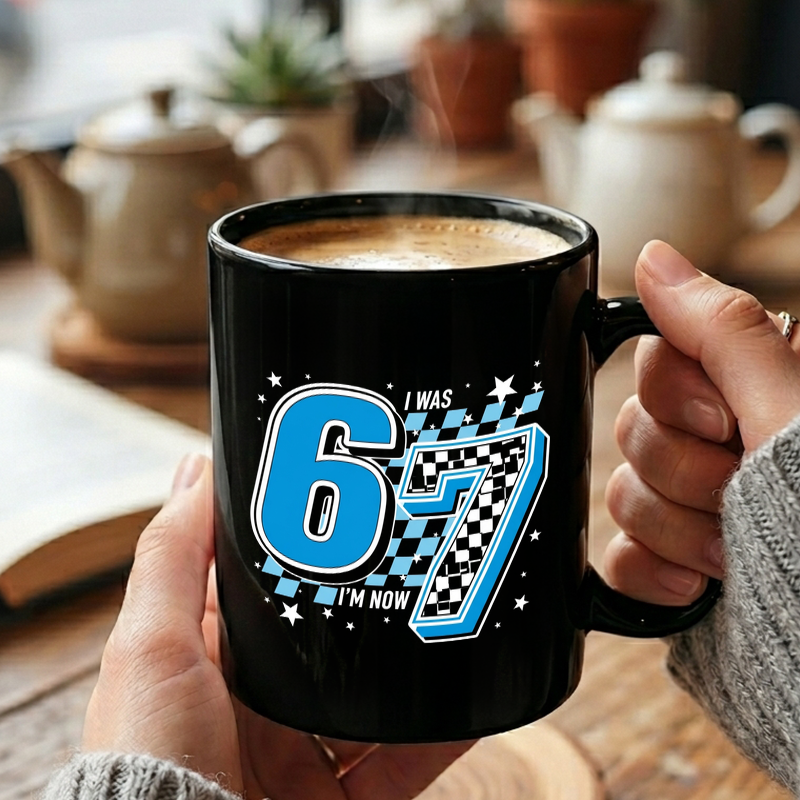 Racing Into Seven Years Old Mug